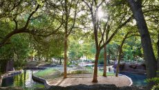 デビット・ロイド・グローバー リトグラフ カントリーガーデン ジグソーパズル Hyatt Regency Hill Country Resort and Spa, San Antonio, Texas